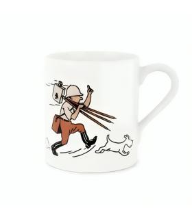 Mug Tintin au Congo N&B/Colorisé