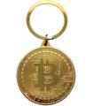 Porte-clés Bitcoin Plaqué Or