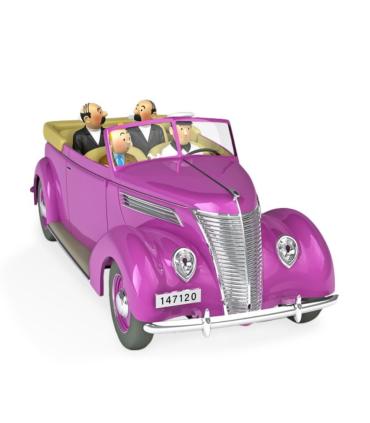 La Cabriolet des Dupondt Tintin et le Sceptre d'Ottokar N°65 1/24ème