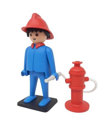 Playmobil Vintage Le Pompier Collectoys Plastoy