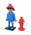 Playmobil Vintage Le Pompier Collectoys Plastoy