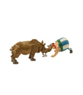 Obélix nez à nez avec le Rhinocéros PIXI 2369