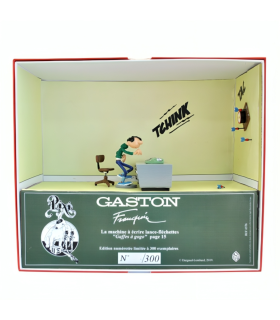 Gaston & la Machine à Écrire Lance-Fléchettes - Pixi