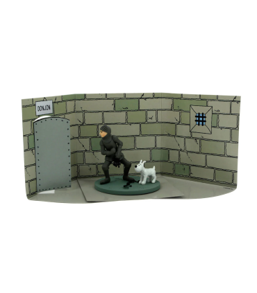 Tintin en armure - Coffret figurine plastique 8 cm