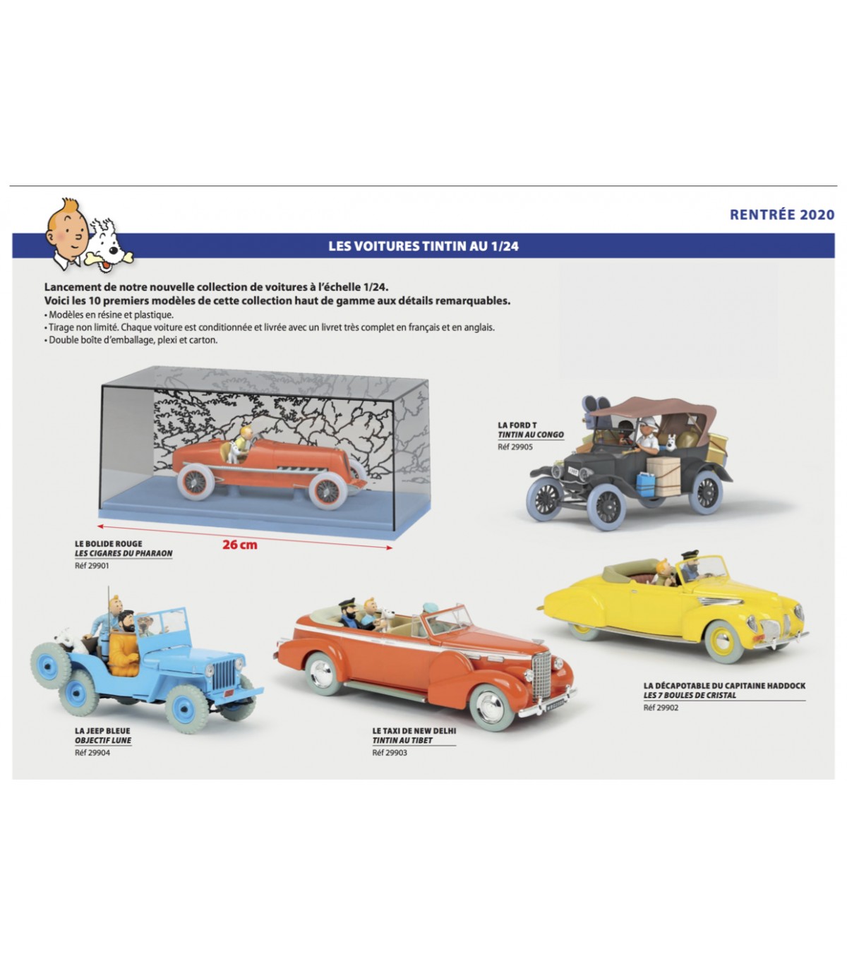 N° 1 Collection Tintin : construisez la Jeep d'objectif lune