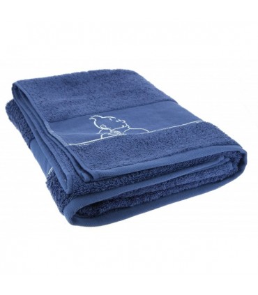 Drap de Douche Bleu indigo 70X130 cm