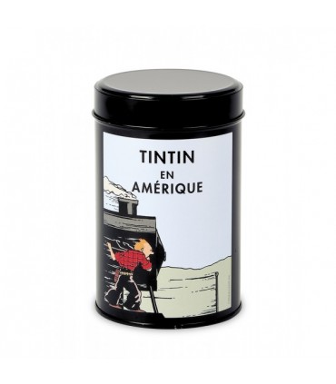 Boîte à Café Bio Tintin en Amérique - Sur le Train