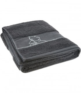 Drap de Douche Gris Acier 70X130 cm