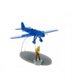 L'Avion de Course Bleu et Tintin - L'Île Noire
