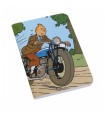 Grand Carnet de Note - Tintin à Moto