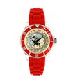 Montre Voyage Bracelet Silicone Rouge Tintin et Milou