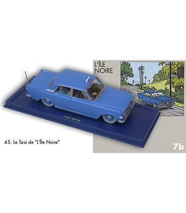 Le Taxi bleu de L'Île Noire En Voiture Tintin Hergé Moulinsart 45