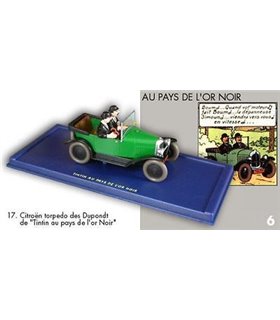 La Citroën Torpedo des Dupondt Tintin au pays de l'Or noir En voiture Tintin 17