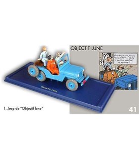 La Jeep d'Objectif Lune En Voiture Tintin Hergé Moulinsart 01