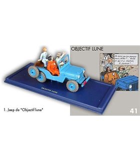 La Jeep d'Objectif Lune En Voiture Tintin Hergé Moulinsart 01