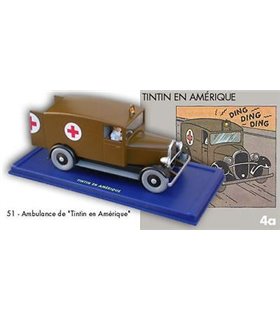 L'Ambulance de Chicago de Tintin en Amérique Moulinsart 51