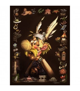 Digigraphie Atérix Arcimboldo