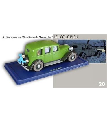La Limousine de Mitsuhirato du Lotus Bleu En voiture Tintin 9