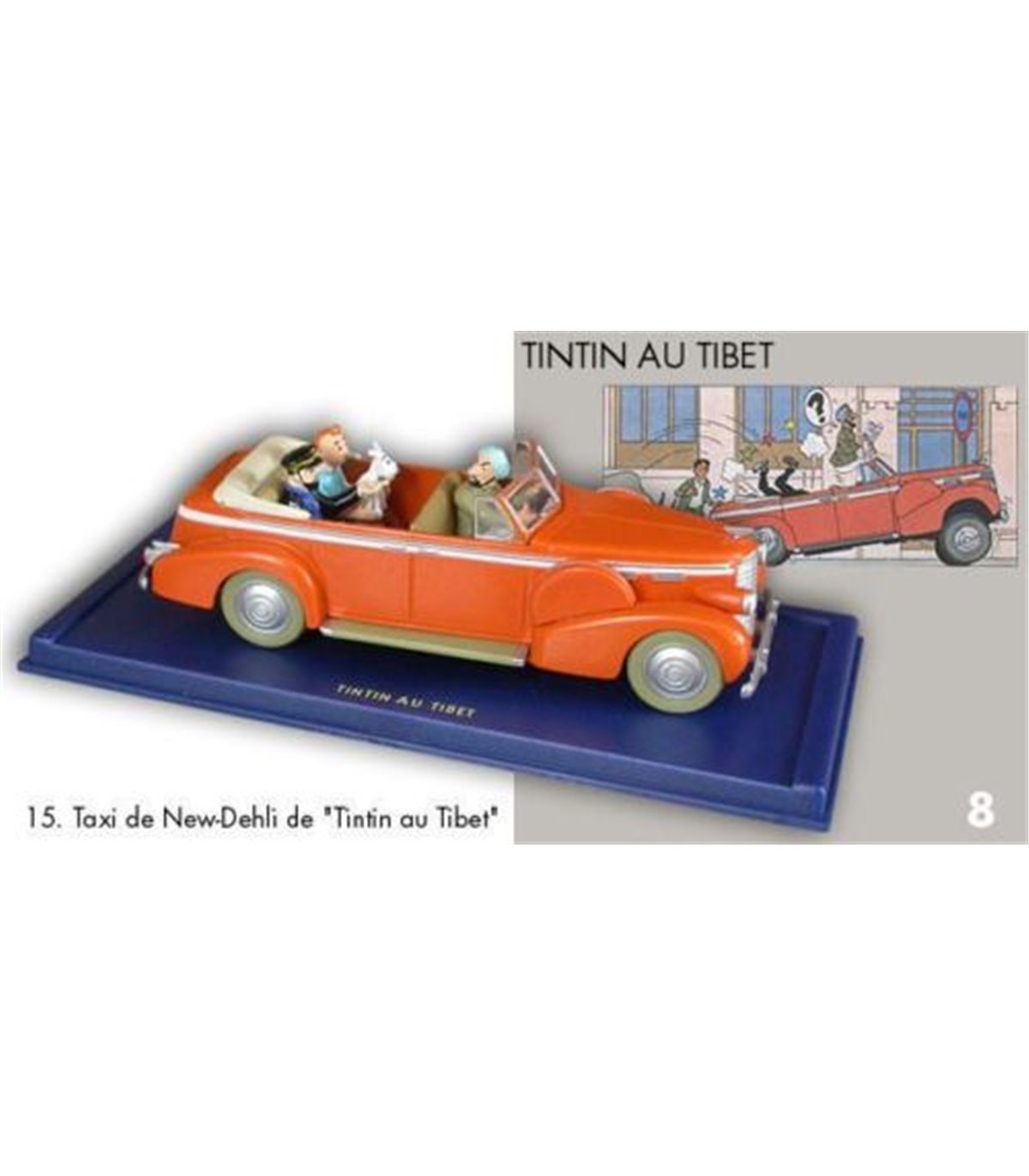 Voiture Moulinsart Tintin - Taxi New Delhi (Coll. Atlas)