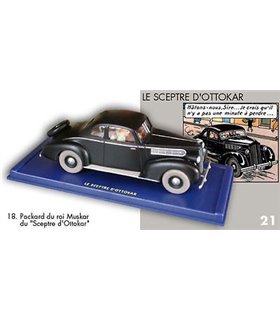Packard du roi Muskar du Sceptre d'Ottokar En voiture Tintin 18