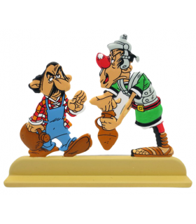 Les Archives Astérix - Atlas - Figurines Métal N°17 - Alambix & Caïus Joligibus