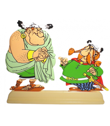 Les Archives Astérix - Atlas - Figurines Métal N°10 - Aplusbégalix & Abraracourcix