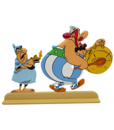 Les Archives Astérix - Atlas - Figurines Métal N°18 - Claudius Quiquilfus & Obélix