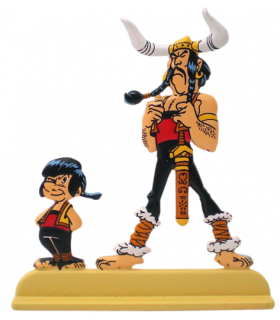 Les Archives Astérix - Atlas - Figurines Métal N°5 - Soupalognonycrouton père & fils