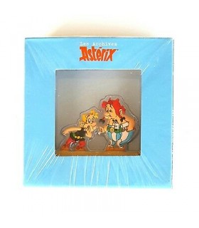 Les Archives Astérix - Atlas - Figurines Métal N°36 - Astérix et Obélix enfants