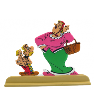 Les Archives Astérix - Atlas - Figurine Métal N°27 Astérix, Césarion et Julius Epinedecactus