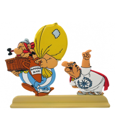 Les Archives Astérix - Atlas - Figurines Métal N°2 - Obélix & Lucius Fleurdelotus