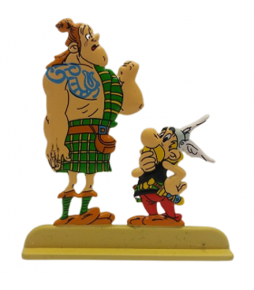 Les Archives Astérix - Atlas - Figurines Métal N°35 - Mac Oloch et Astérix